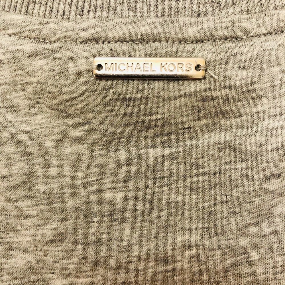 NWT: Michael Kors Ruffle Bottom Sweatshirt - Picture 6 of 9